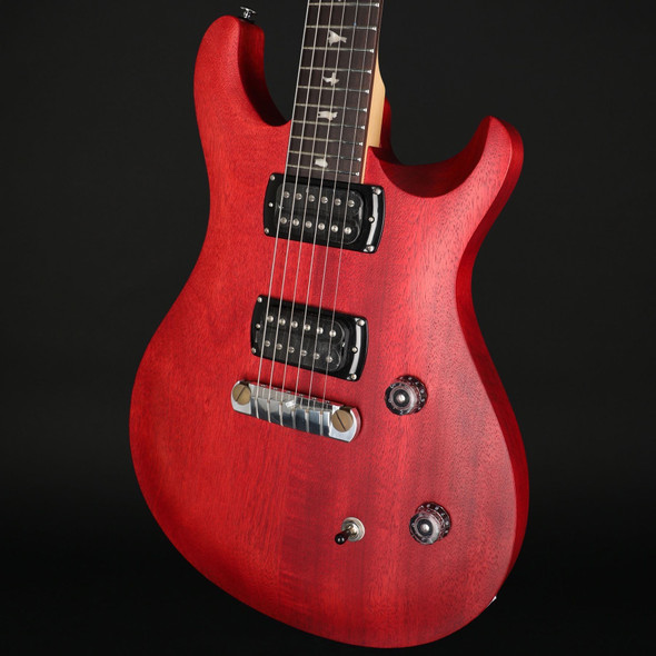 PRS SE CE24 Standard Stoptail Satin in Vintage Cherry with Gig Bag #H084961