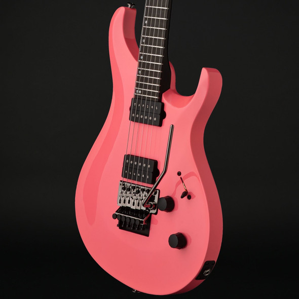PRS Tekton "Floyd", Black Satin Neck, Hot Pink with Gig Bag