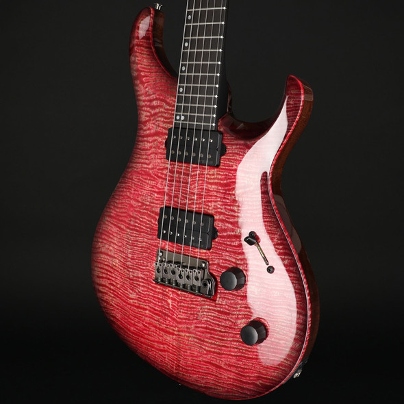 PRS Tekton T, Black Satin Neck, Fuchsia Aura with Gig Bag #0435067