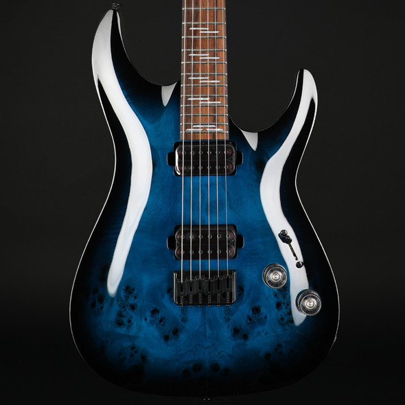 Schecter Omen Elite-6 in See Thru Blue Burst #IM26032458