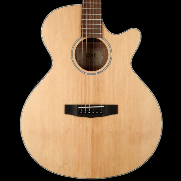 Cort SFXENS Electro Acoustic Guitar with Venetian Cutaway in Natural Satin