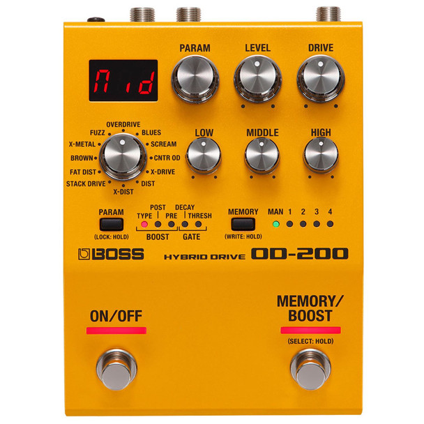 Boss OD-200 Hybrid Drive