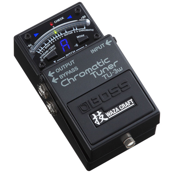 Boss TU-3W Waza Craft Pedal Chromatic Tuner with Buffer