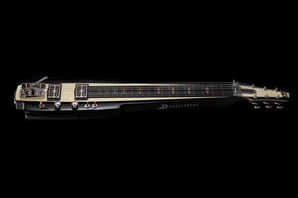 Duesenberg Fairytale SplitKing Lapsteel Guitar in Ivory and Black