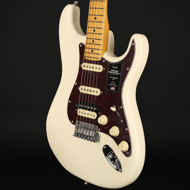 Fender American Professional II Stratocaster HSS, Maple Fingerboard in Olympic White #US22006071