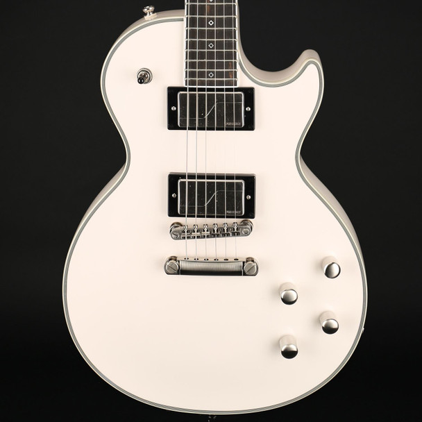 Epiphone Jerry Cantrell Les Paul Custom Prophecy, Fishman Fluence in Bone White with Case