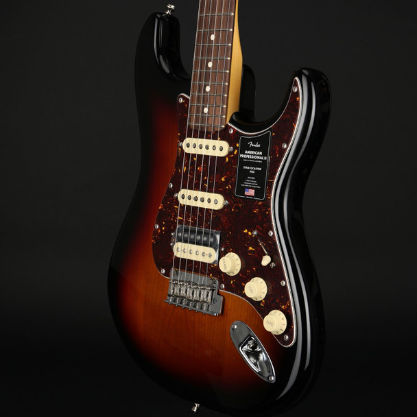 Fender American Professional II Stratocaster HSS, Rosewood Fingerboard in  3-Color Sunburst #US22172462