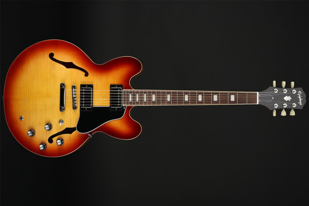 Epiphone Inspired by Gibson ES-335 Figured in Raspberry Tea Burst