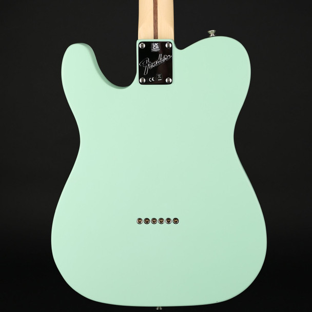 Fender American Performer Telecaster with Humbucker, Rosewood Fingerboard in Satin Surf Green #US22065863