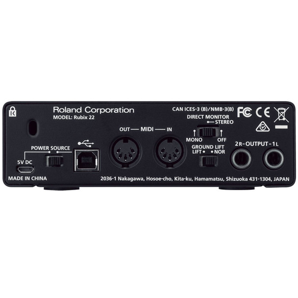 Roland Rubix 22 USB Audio Interface for Mac, PC and iPad