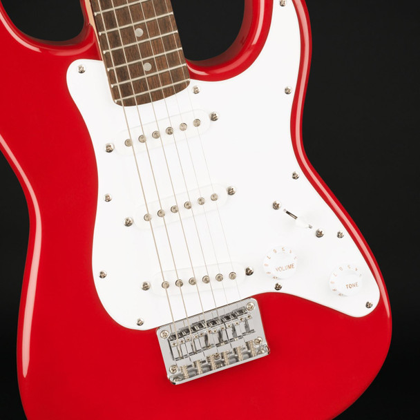 Squier Mini Stratocaster, Laurel Fingerboard in Dakota Red