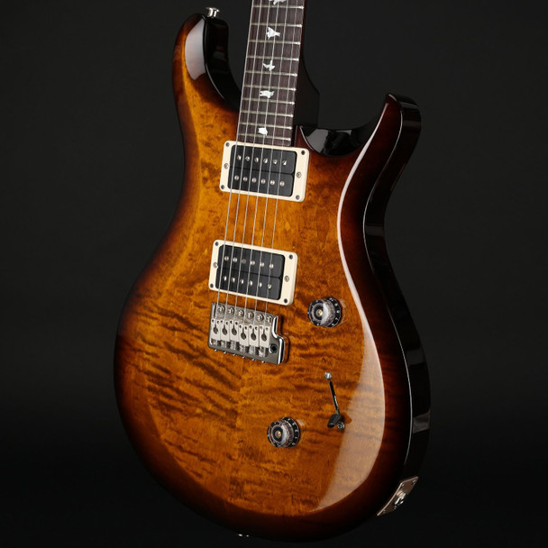 PRS S2 Custom 24 10th Anniversary in Black Amber with USA 85/15 Pickups #S2065490