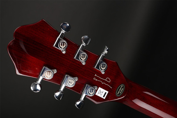 Epiphone Noel Gallagher Riviera in Dark Red Wine with Case