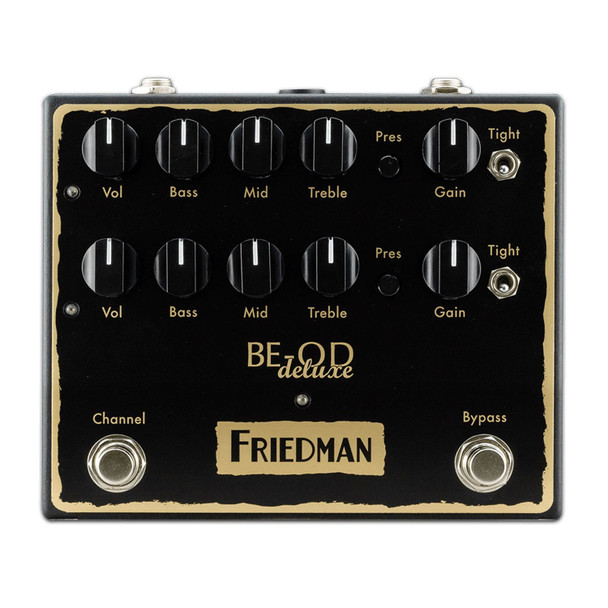 Friedman BE-OD Deluxe Dual Push Button Overdrive Pedal Friedman BE-OD Deluxe Dual Push Button Overdrive Pedal
