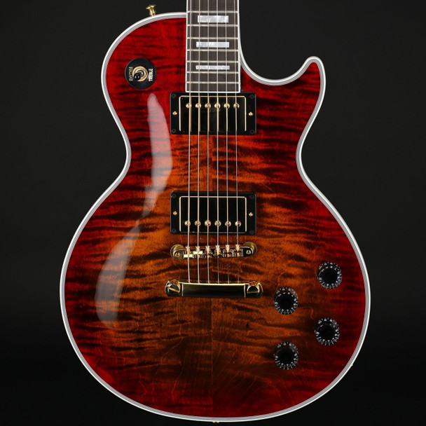 Gibson Les Paul Axcess Custom Figured Top w/Ebony Fingerboard in Bengal Burst #CS302861