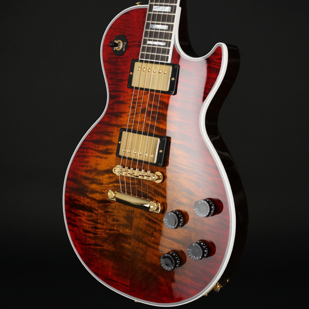 Gibson Les Paul Axcess Custom Figured Top w/Ebony Fingerboard in Bengal Burst #CS302861