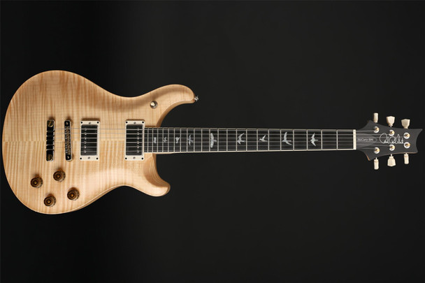 PRS McCarty 594 Wood Library in Natural Satin with Flame Maple Neck, Swamp Ash Back, Ebony Fingerboard #0356411