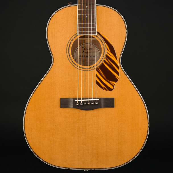 Fender PS-220E Parlor Electro Acoustic, Ovangkol Fingerboard in Natural with Case