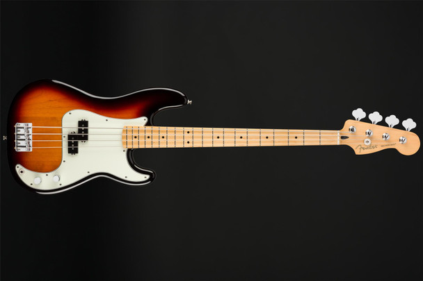 Fender Player Precision Bass, Maple Fingerboard in 3-Color Sunburst