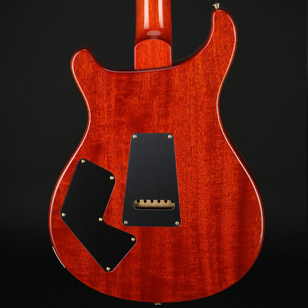 PRS Modern Eagle V Wood Library 10 Top with Ziricote Fingerboard in Burnt Maple Leaf, with Black Paisley Case #0378726