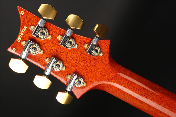 PRS Modern Eagle V Wood Library 10 Top with Ziricote Fingerboard in Burnt Maple Leaf, with Black Paisley Case #0378726