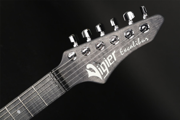 Vigier Excalibur Special in Black Diamond Matte, Stained Maple Neck with Case #220076