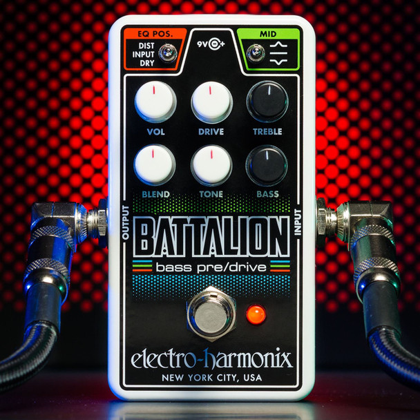 Electro Harmonix Nano Battalion Bass Preamp & Overdrive Pedal