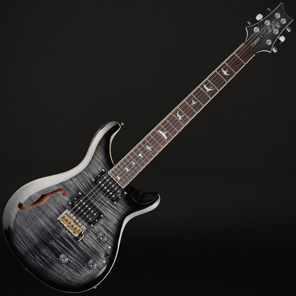 PRS SE Custom 24 Semi-Hollow Piezo in Charcoal Burst #G077552