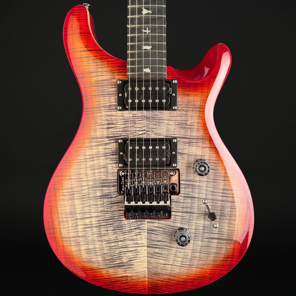 PRS SE Custom 24 Floyd in Charcoal Cherry Burst