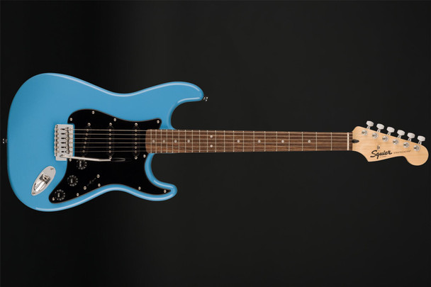 Squier Sonic Stratocaster, Laurel Fingerboard, Black Pickguard in California Blue