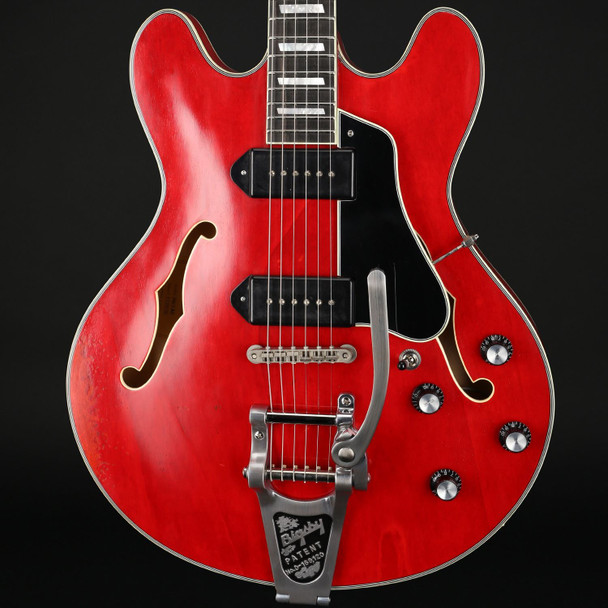 Eastman T64/V-RD Thinline with Bigsby Antique Red #P2300781