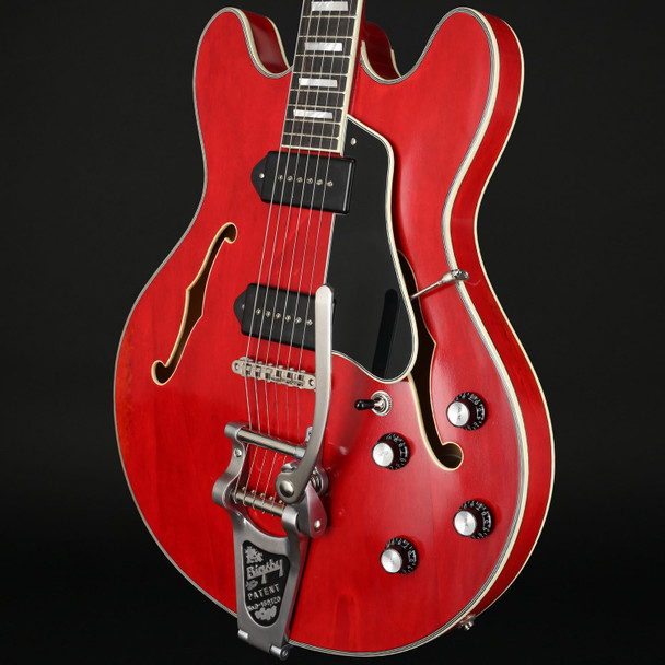 Eastman T64/V-RD Thinline with Bigsby Antique Red #P2300781