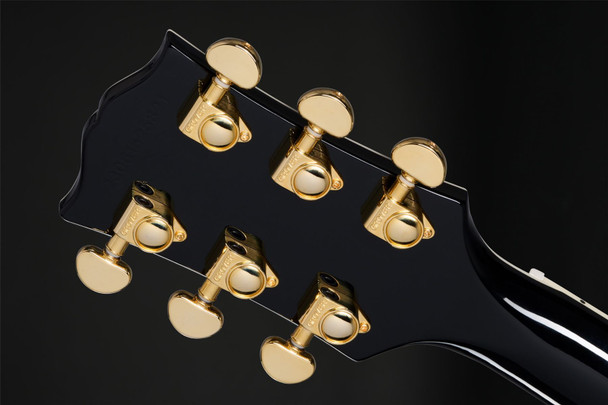 Epiphone Inspired by Gibson Custom Les Paul Custom in Ebony with Case
