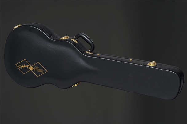 Epiphone Inspired by Gibson Custom Les Paul Custom in Ebony with Case