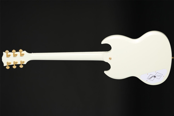 Epiphone 1963 Les Paul SG Custom With Maestro Vibrola in Classic White with Case