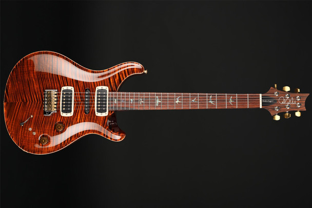 PRS Wood Library Modern Eagle V 10 Top in Orange Tiger #0378905