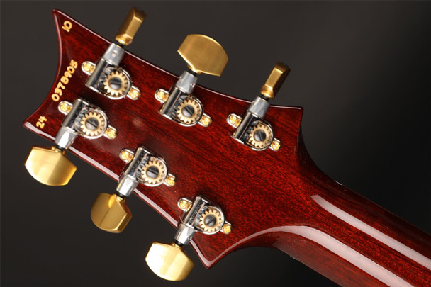 PRS Wood Library Modern Eagle V 10 Top in Orange Tiger #0378905