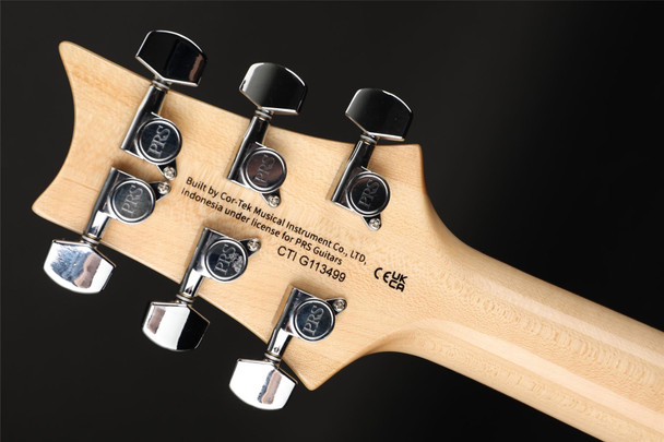 PRS SE Custom 24 Burled Ash Limited Edition in Natural with Gig Bag #G113499