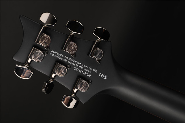 PRS SE Custom 24-08 Poplar Burl Limited Edition in Lake Blue Midnight Burst with Gig Bag #G119309