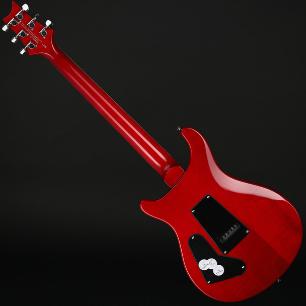 PRS SE Custom 24-08 Quilt in Charcoal Cherry Burst with Gig Bag #G098754