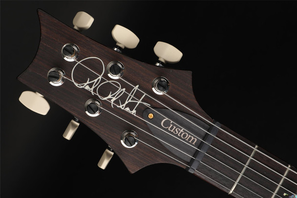 PRS Wood Library Custom 24 10-Top Left Handed in Black Goldburst #0380309