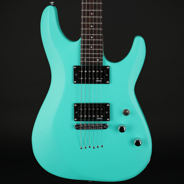 Schecter C-6 Deluxe in Satin Aqua