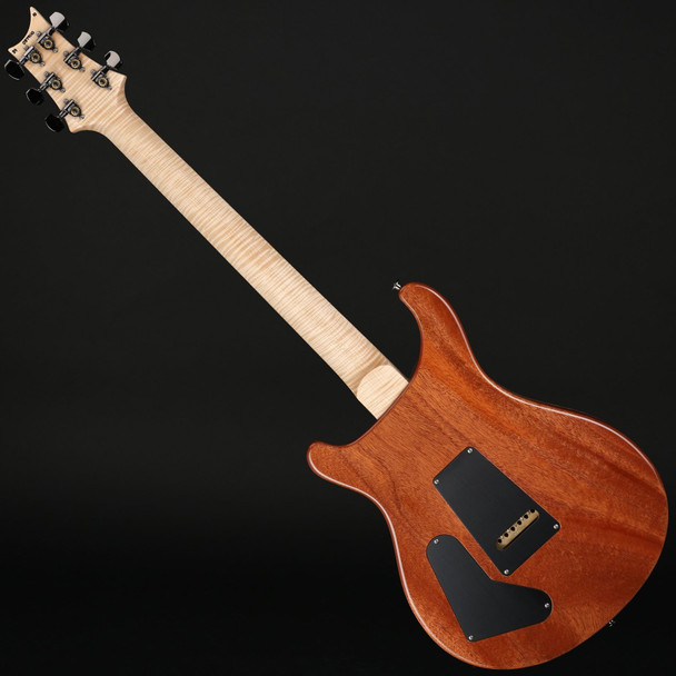 PRS Wood Library Special Semi-Hollow 22 10-Top Quilt, Flame Maple Neck in Yellow Tiger with Black Paisley Case #0379110