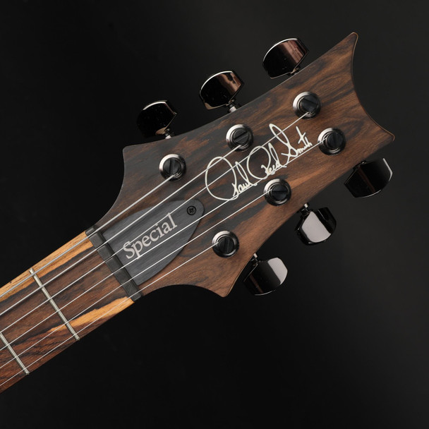 PRS Wood Library Special Semi-Hollow 22 10-Top Quilt, Flame Maple Neck in Yellow Tiger with Black Paisley Case #0379110
