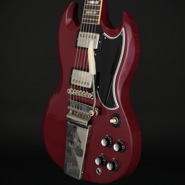 Gibson Custom Shop 1964 SG Standard Reissue with Maestro in Metallic Plum VOS #502114 Gibson Custom Shop 1964 SG Standard Reissue with Maestro in Metallic Plum VOS #502114
