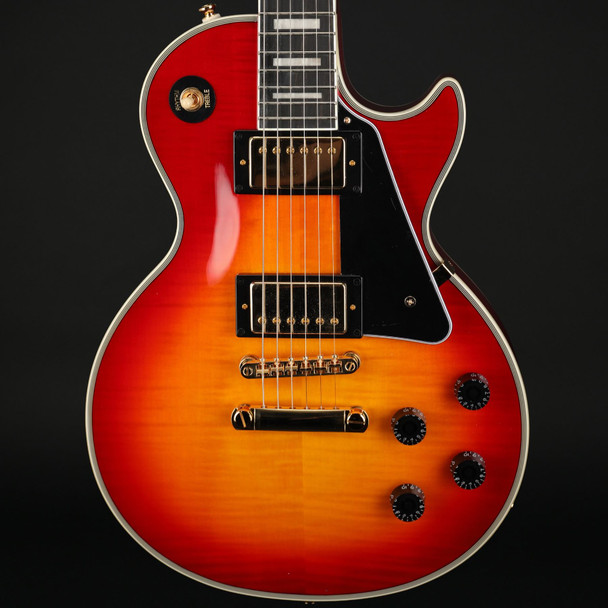 Epiphone Les Paul Custom Figured in Heritage Cherry Sunburst with Gig Bag #24091520480