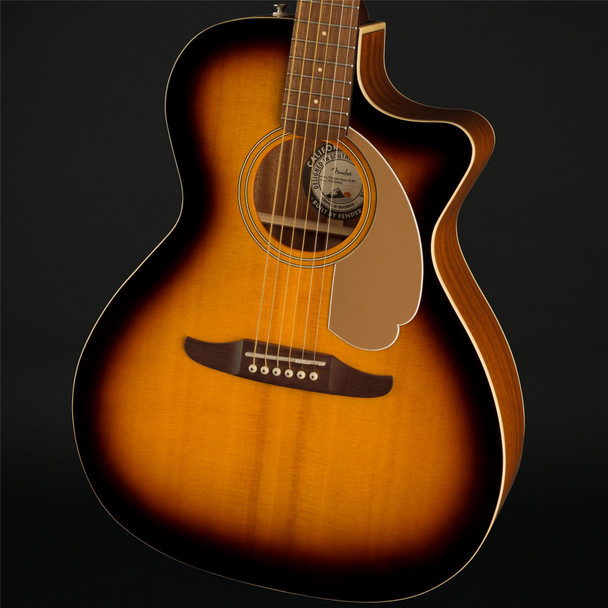 Fender Newporter Player, Walnut Fingerboard, Gold Pickguard in Sunburst Fender Newporter Player, Walnut Fingerboard, Gold Pickguard in Sunburst