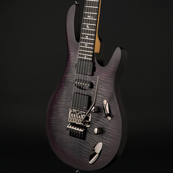 PRS SE Herman Li Chleo Signature in Charcoal Purple Burst