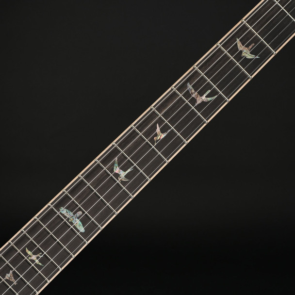 PRS SE Hollowbody II Piezo in Peacock Blue Smokeburst with Case #I01484