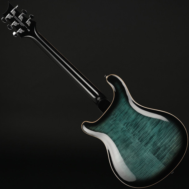 PRS SE Hollowbody II Piezo in Peacock Blue Smokeburst with Case #I01473